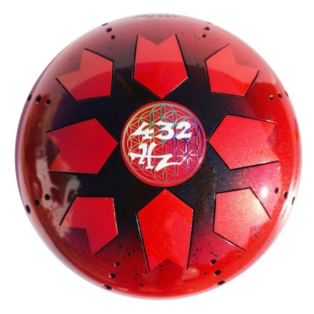 Tankdrum 432Hz Rouge<br>Instrument d’Harmonie et de Méditation – Image 2