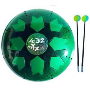 Tankdrum 432Hz Vert<br>Instrument d’Harmonie et de Méditation